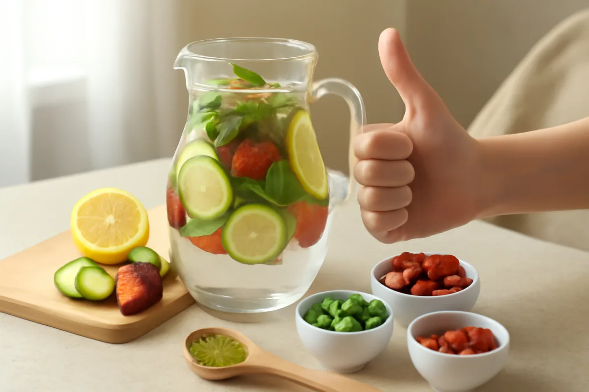 Acqua aromatizzata fatta in casa: trucchi per renderla ancora più salutare