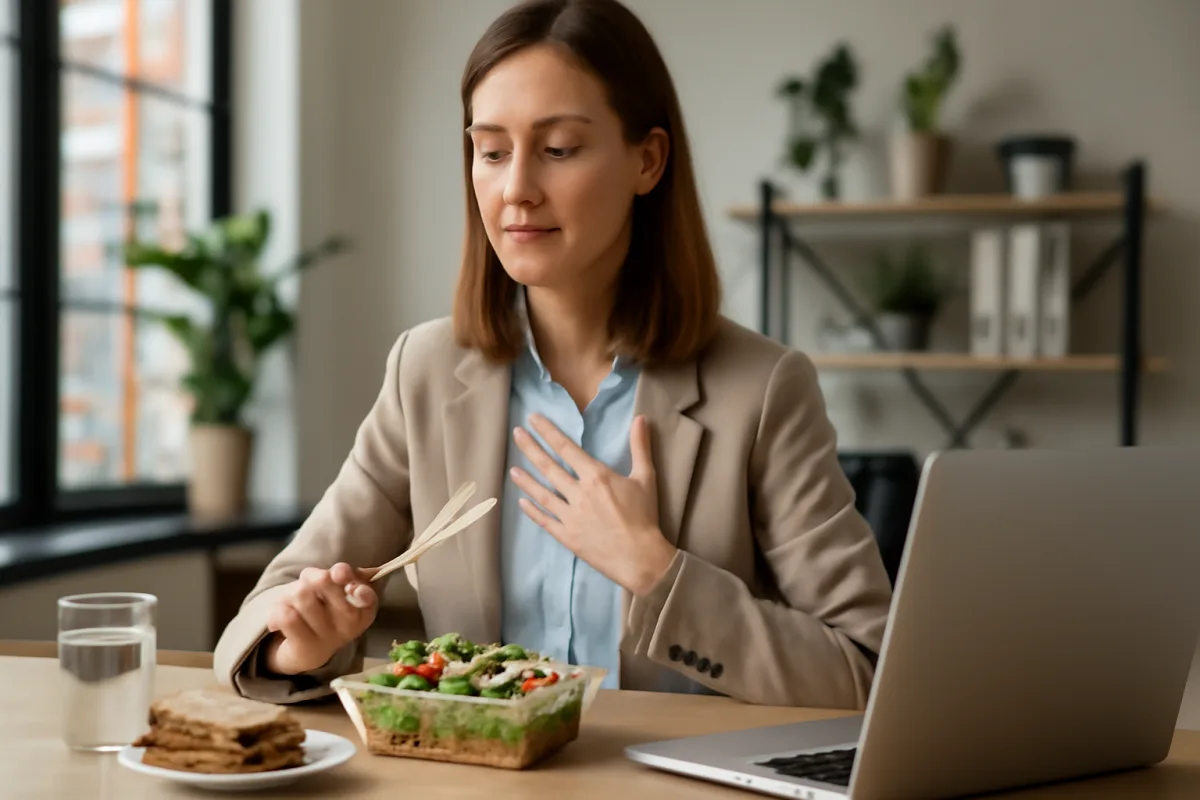 La pausa pranzo intelligente: piccoli trucchi che migliorano la digestione