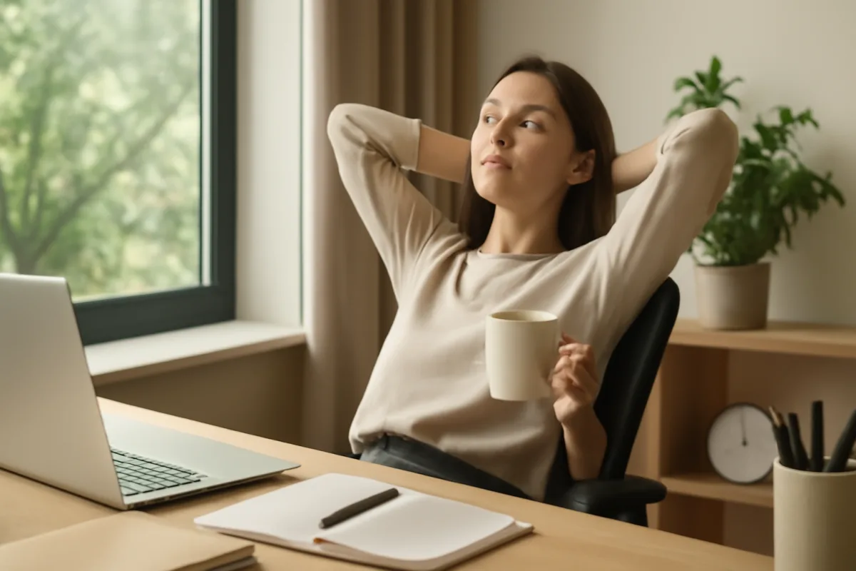 La pausa relax a metà giornata: quali benefici reali può dare e come organizzarla